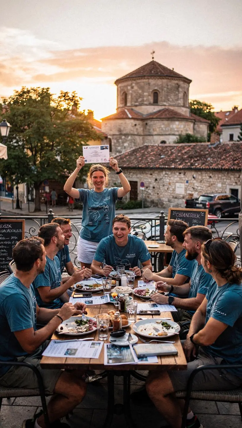 Búvárruhás szakember, aki oktatja a diákokat a víz alatti navigációról.