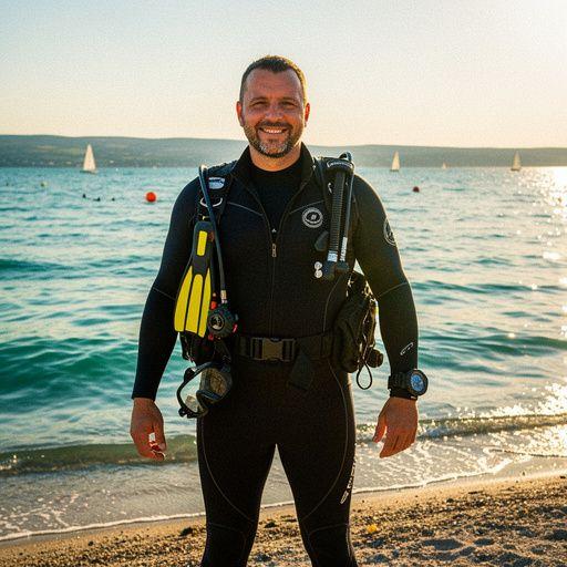 Károly Szabó - Vízimentő és búvároktató